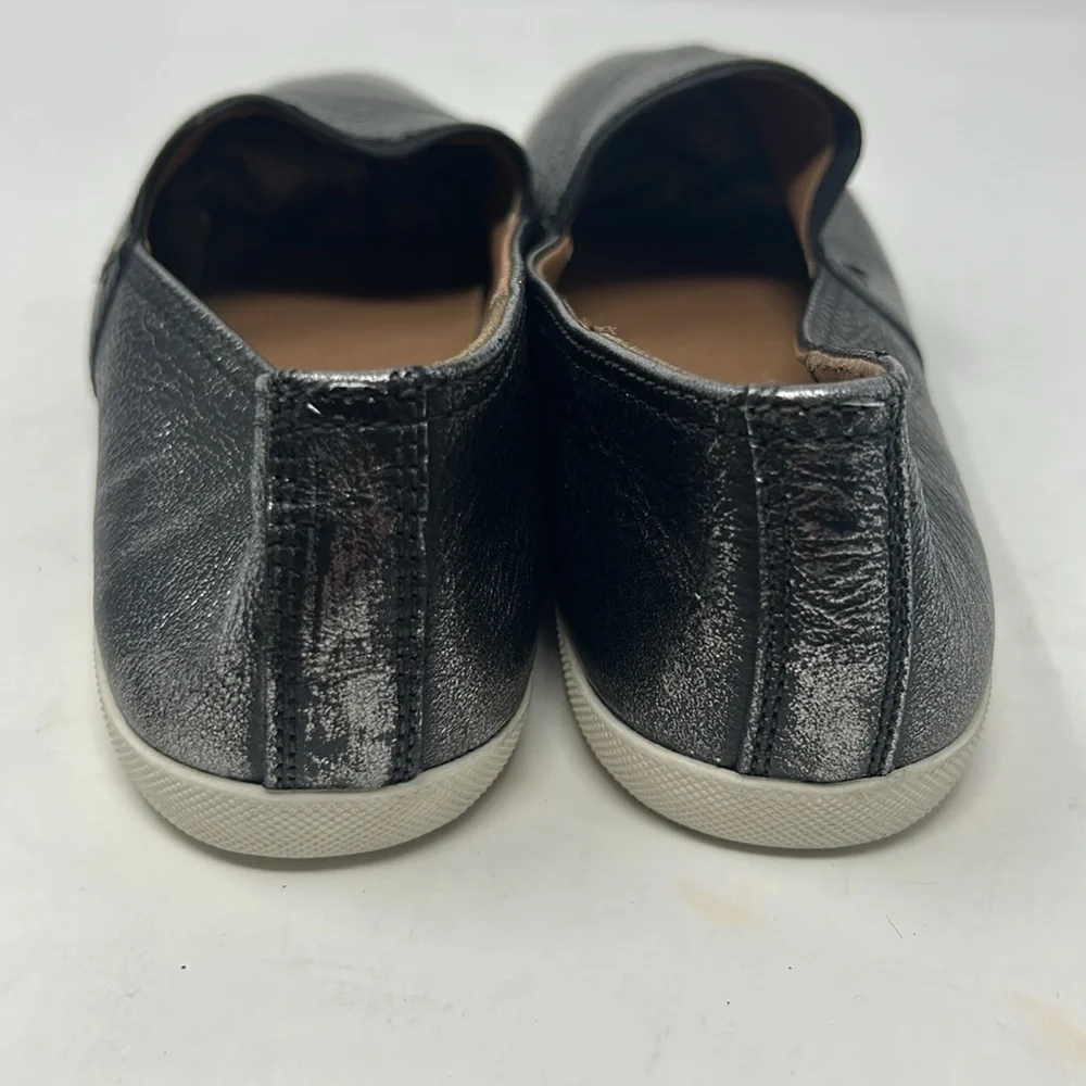 Frye Melanie Metallic Slip-On Sneakers Size 10 Excellent Condition